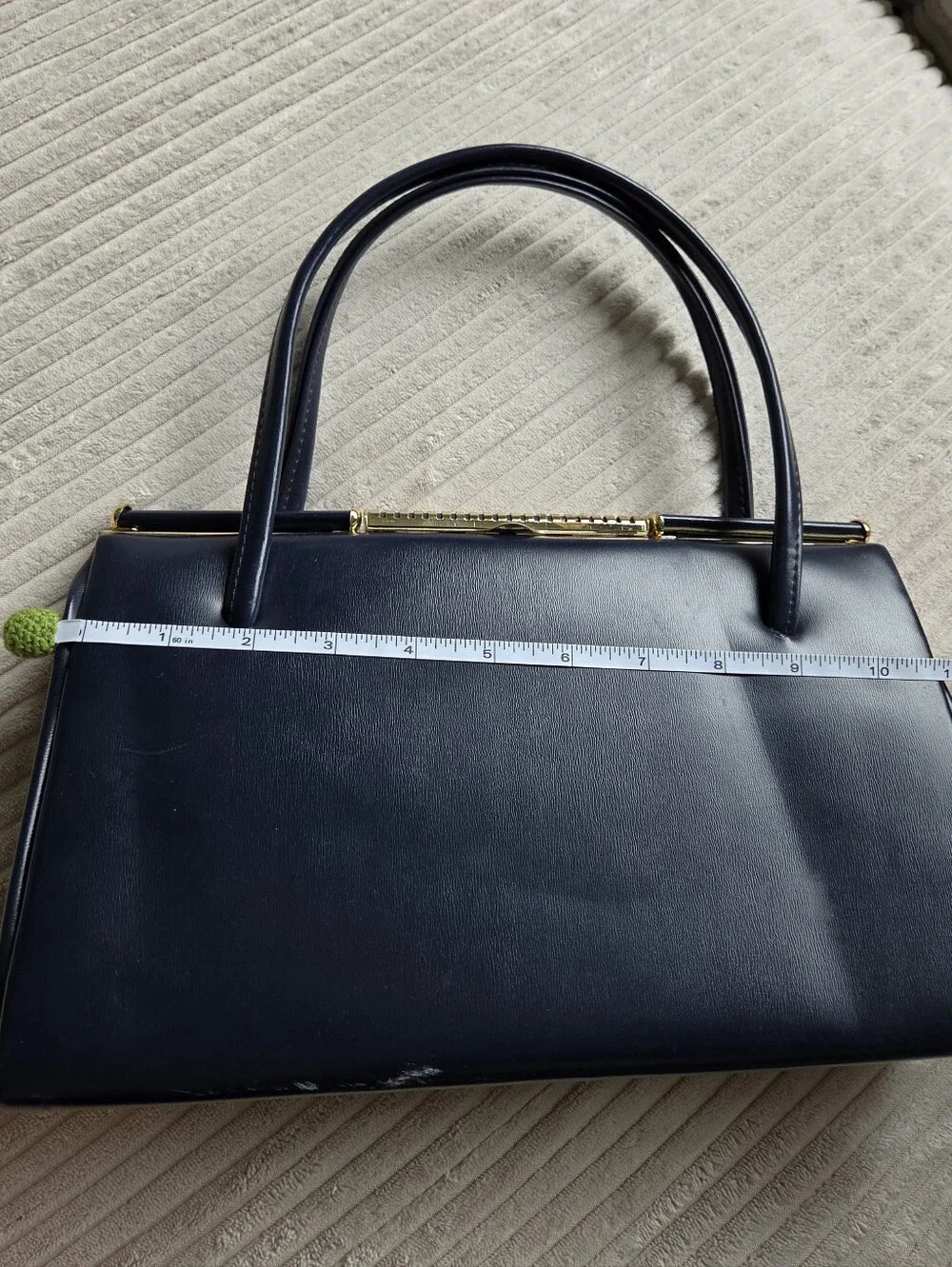 Deep Navy Vintage Purse